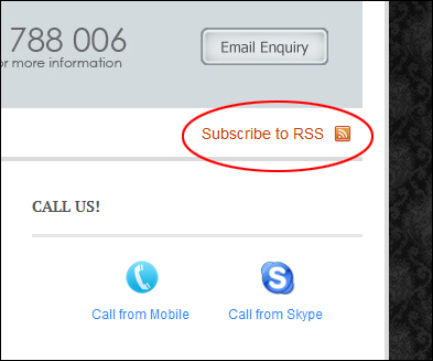 Copy RSS links to your clipboard from "subscribe" buttons