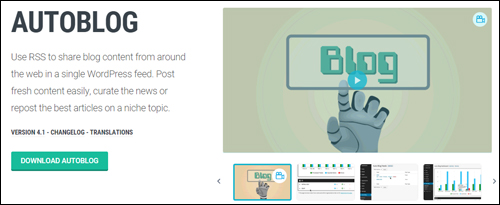 Autoblog - WordPress Plugin