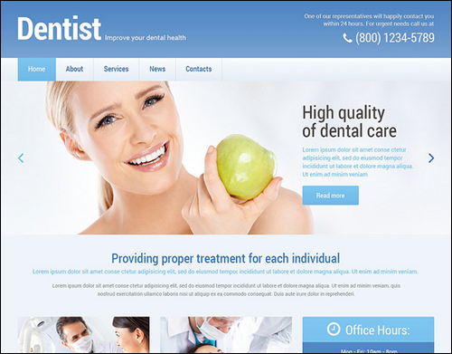 Dentist - WordPress Theme