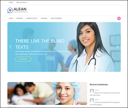 Alean Theme For WordPress