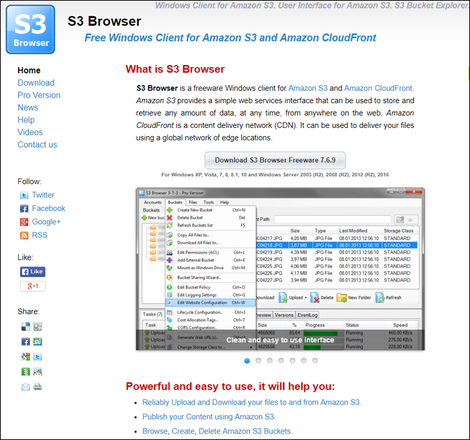 amazon s3 browser download