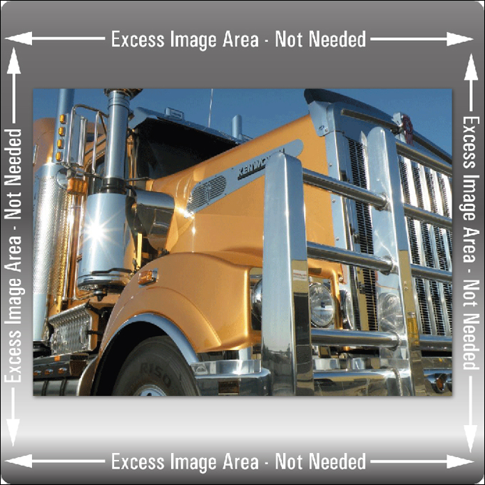 Crop excess areas around images to reduce file size