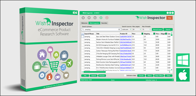 Wish Inspector - Dropshipping product finder