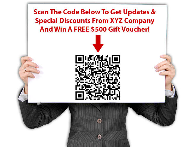 You can use the same QR code and offer in all your promotional materials