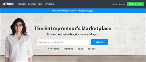 Build and sell and buy and flip websites on Flippa