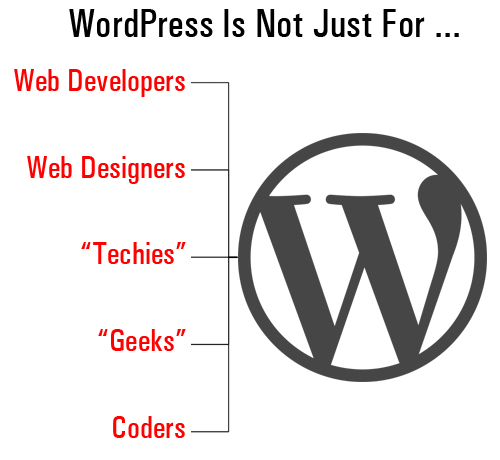 WordPress is not just for geeks and techies