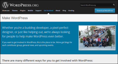 With WordPress, an open volunteer community of thousands of developers is responsible for keeping the code up-to-date.