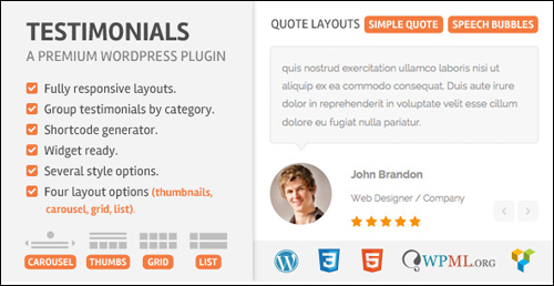 Testimonials WordPress Plugin