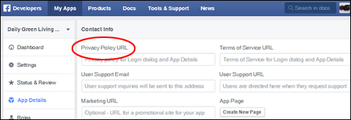 Facebook apps also require compliance