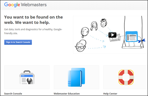 Google Webmaster Tools - create a Google-friendly site