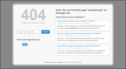 Configuring your 404 Error Page allows you to recover web traffic that may otherwise be lost.