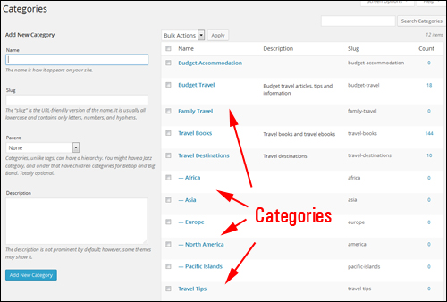 WordPress post categories help improve traffic by allowing search engines to better index your web pages.