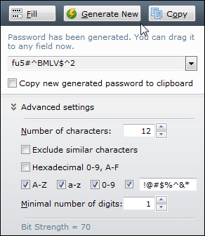 Roboform is a password management software you can use to generate really secure passwords