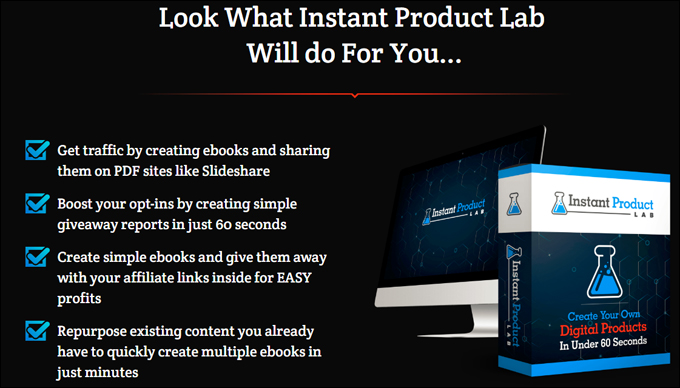 What Instant Product Lab will do for you