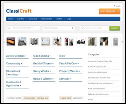 ClassicCraft - WordPress Classified Ads Theme