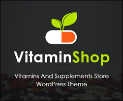 Vitaminshop - WordPress Vitamins And Supplements Store Theme