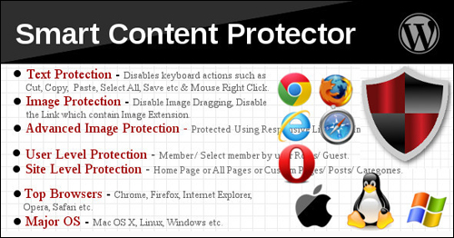 Smart Content Protector Pro - WordPress Copy Protection