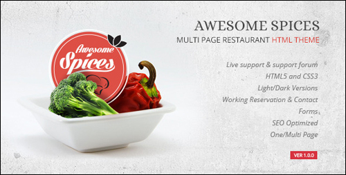 Awesome Spices Theme For WordPress