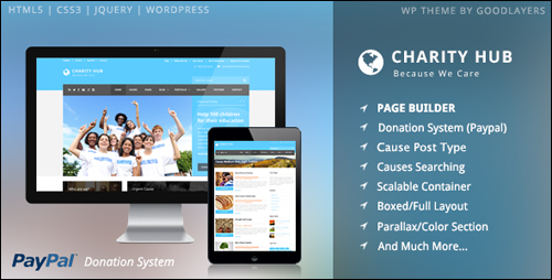 Charity Hub Theme For WordPress