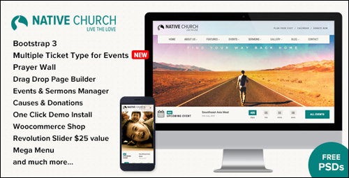 NativeChurch WordPress Theme