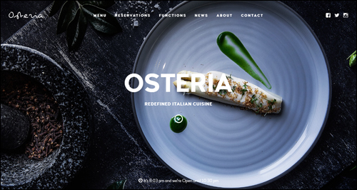 Osteria Theme For WordPress