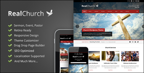 Real Church WordPress Theme