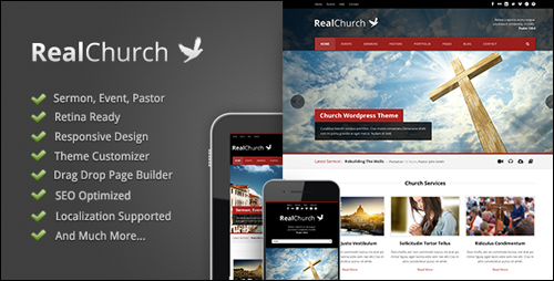 Real Church Theme For WordPress