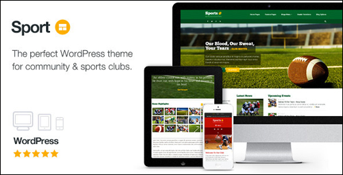 Sport Theme For WordPress