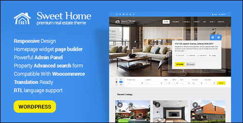 Sweet Home WordPress Theme