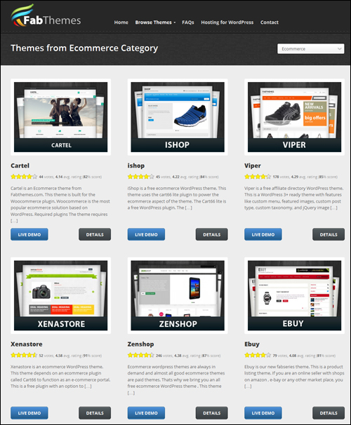 FabThemes WordPress eCommerce Themes