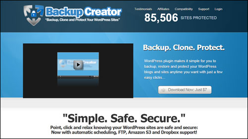 Backup Creator - Back Up, Clone & Protect Your WP Sites