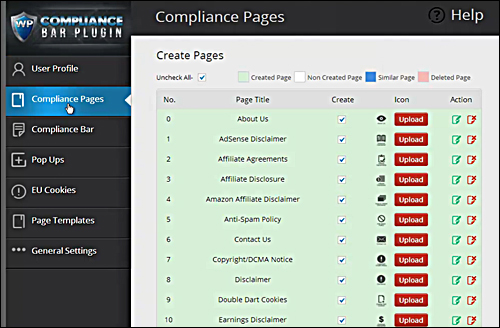 Compliance Bar Plugin - Legal Plugin For WordPress