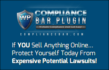 Compliance Bar - Total Legal Website Compliance And Disclaimer Solution