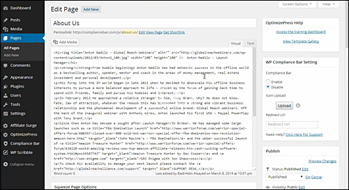 Compliance Bar Plugin - WordPress Plugin For Website Compliance