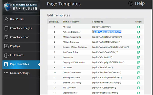 Compliance Bar - Legal Plugin For WordPress