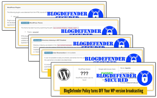 Blog Defender Security Product Suite For WordPress Blogs