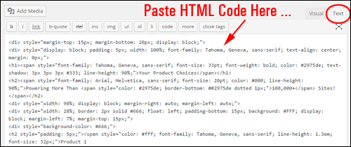 WPCheat - Cut And Paste HTML Code Templates For WordPress Users