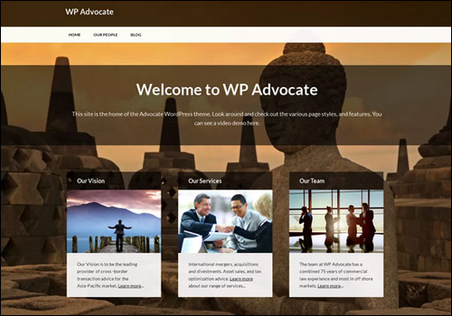 WP Advocate WordPress Theme