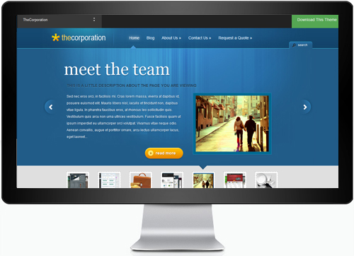 The Corporation WP Theme