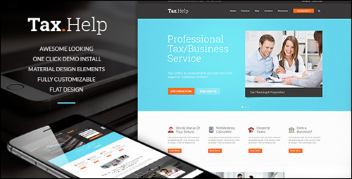 Tax Help WP Theme