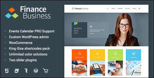 Finance Business WordPress Theme