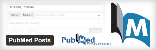 PubMed Posts WordPress Plugin