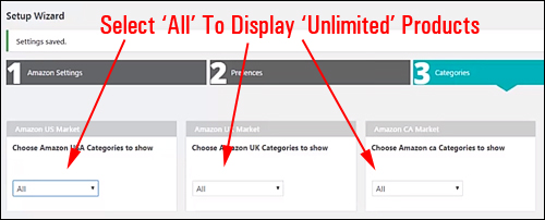 Display unlimited products in your store