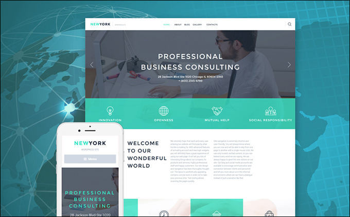 Business Responsive WordPress Theme