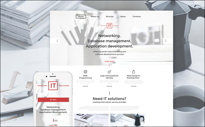 Information Technology WordPress Template