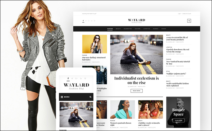 Fashion Blog WP Theme