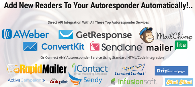 Post Gopher automatically adds new readers to your autoresponder