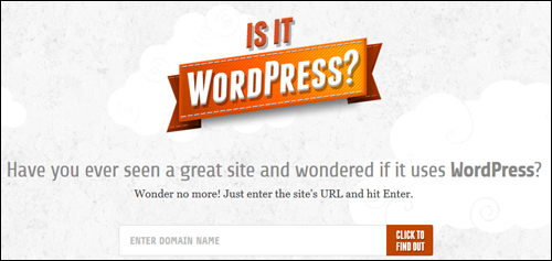 Is It WordPress?