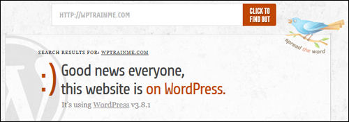 Is It WP - WordPress Website Checker