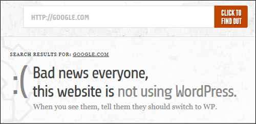 Is It WordPress? - WordPress Website Checker